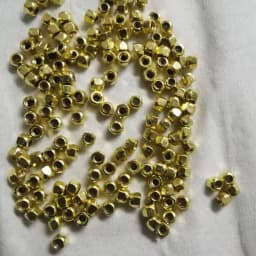 Gold Silver Black Self Lock Anti-loose Fingerboard Locknuts with Nylon Inside