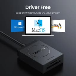 UGREEN Card Reader USB3.0 to SD Micro SD TF Card Adapter for Laptop PC USB to Multi Card adapter Cardreader Smart Card Reader