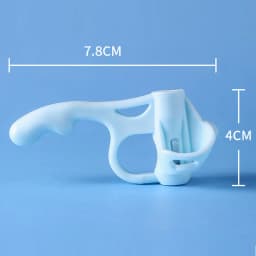 Kids Silicone Pen Grip - Ergonomic Pencil Holder Posture Corrector for Children, Writing Aid Tool Set