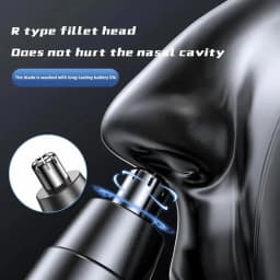 1 PCS Black Electric Nose Hair Trimmer Ear and Nose Hair Trimmer Professional Painless Nose Hair Trimmer For MenAnd Women