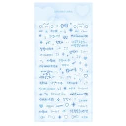 Cute Text Letters Korean Journal Diary Deco Stickers DIY Scrapbooking Stationery Materials Idol Postcards Deco Stickers Supplies