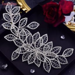 TOPQUEEN HP418 Fashion Bridal Headband Crystal Headwear Women Hair Accessories Rhinestone Bride Crown Wedding Pageant Headdress