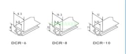 10 Meters 6mm/8mm/10mm Flat Seal for 20/30/40/45/50/60 series EU Aluminum Profile Soft Slot Cover/Panel 3D printer Extrusion