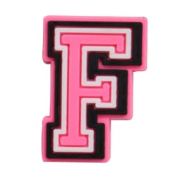 1-26Pcs PVC Pink English Letter Alphabet Sandals Shoe Charms Accessories Kids Designer Decoration DIY Backpack