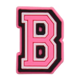 1-26Pcs PVC Pink English Letter Alphabet Sandals Shoe Charms Accessories Kids Designer Decoration DIY Backpack
