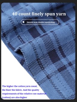 100% Cotton Plaid Pajama Pants Men Comfortable Widen Waist Elastic Pajamas Sleep Shorts Button Placket PJ Pants Pijama Hombre