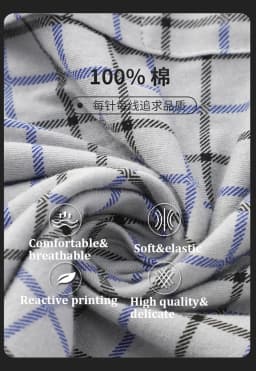 100% Cotton Plaid Pajama Pants Men Comfortable Widen Waist Elastic Pajamas Sleep Shorts Button Placket PJ Pants Pijama Hombre