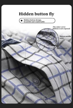 100% Cotton Plaid Pajama Pants Men Comfortable Widen Waist Elastic Pajamas Sleep Shorts Button Placket PJ Pants Pijama Hombre