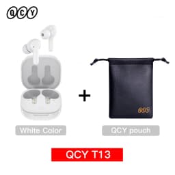 QCY T13 Wireless Smart Headphone BT5.1 TWS Earphone 4 Mic ENC HD Call Headset Touch Control Earbuds Long Standby 40H