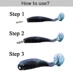 LSP New Nail Pagoda Fishing Sinker Small Thin Worm Weights Sinkers Fishing Tackle Insert Into Soft Plastic Lures 0.3g