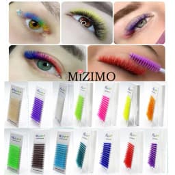 The Royal Blue Color 8-15 Length Is Mixed With Natural Softness To Extend The Professional Grafting False Eyelash Makeup 0.07