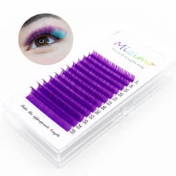 The Royal Blue Color 8-15 Length Is Mixed With Natural Softness To Extend The Professional Grafting False Eyelash Makeup 0.07