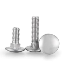10pcs/lot M4 M5 M6 M8 M10 M12 10- 150mm Length Carriage Bolt 304 Stainless Steel Round Head Square Neck Screw DIN603