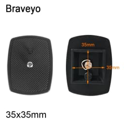 690 Series Quick Release Plate 35mm 43mm Long Camera Plate Tripod Head Mount Adapter With 1/4 Screw For Dslr Yunteng Tripod