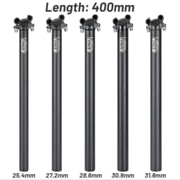 UNO Ultralight Bicycle Seatpost Aluminum MTB Road Mountain Bike Seat Post Seat Tube 25.4/27.2/28.6/30.9/31.6*350/400mm Bicycle