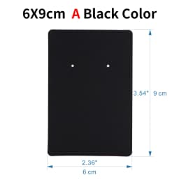 50pcs Opp Self-adhesive Plastic Bag Earrings Display Necklaces Cards For Jewelry Making Cardboard Paper DIY Packages Supply