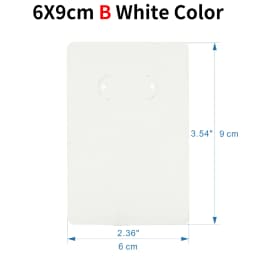 50pcs Opp Self-adhesive Plastic Bag Earrings Display Necklaces Cards For Jewelry Making Cardboard Paper DIY Packages Supply