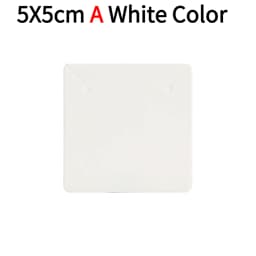 50pcs Opp Self-adhesive Plastic Bag Earrings Display Necklaces Cards For Jewelry Making Cardboard Paper DIY Packages Supply
