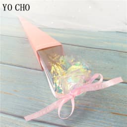 Galaxy Rose Eternal 24K Gold Flower Foil Plastic Artificial Roses Valentines Day Gift Beauty Golden Flowers for Wedding Decor