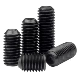 20/ 10/ 5/ 2pcs M1.6 M2 M2.5 M3 M4 M5 M6 M8 Grade 12.9 Carbon Steel Alloy Steel Hex Socket Set Screws Grub Screw DIN916