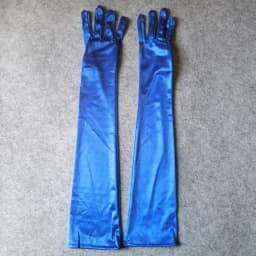 Women Long Solid Satin Soft Multicolor Ceremonial Gloves Drive Ride Dance Performance Sunscreen Cosplay Elasticity