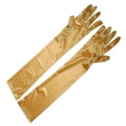 Women Long Solid Satin Soft Multicolor Ceremonial Gloves Drive Ride Dance Performance Sunscreen Cosplay Elasticity