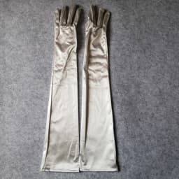 Women Long Solid Satin Soft Multicolor Ceremonial Gloves Drive Ride Dance Performance Sunscreen Cosplay Elasticity