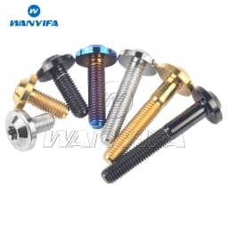 Wanyifa Titanium Ti Bolt M5x10/12/15/20/25/30/35mm Torx T25 Head Screws for Ride Modification Fastener