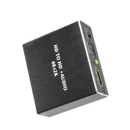 4K X 2K Video Audio Extractor HDTV to 3.5MM Audio Converter SPDIF Optical TOSLINK Stereo Out Splitter Adapter