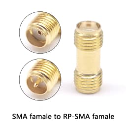 1/5/10/100PCS All Brass 1PC SMA To SMA Male Female Gold Plated RP SMA Male RP-SMA Female Connector RF Adapter Straight Bent L/T