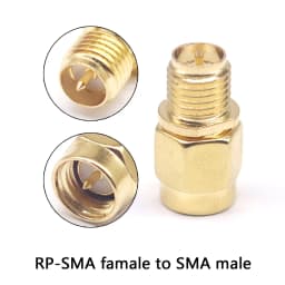 1/5/10/100PCS All Brass 1PC SMA To SMA Male Female Gold Plated RP SMA Male RP-SMA Female Connector RF Adapter Straight Bent L/T