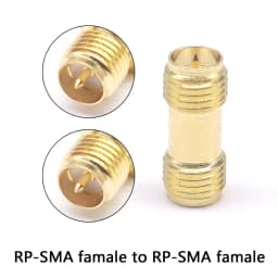 1/5/10/100PCS All Brass 1PC SMA To SMA Male Female Gold Plated RP SMA Male RP-SMA Female Connector RF Adapter Straight Bent L/T