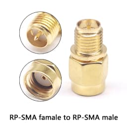 1/5/10/100PCS All Brass 1PC SMA To SMA Male Female Gold Plated RP SMA Male RP-SMA Female Connector RF Adapter Straight Bent L/T