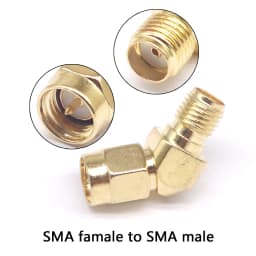 1/5/10/100PCS All Brass 1PC SMA To SMA Male Female Gold Plated RP SMA Male RP-SMA Female Connector RF Adapter Straight Bent L/T