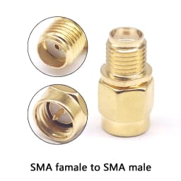 1/5/10/100PCS All Brass 1PC SMA To SMA Male Female Gold Plated RP SMA Male RP-SMA Female Connector RF Adapter Straight Bent L/T