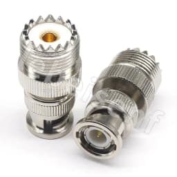 BNC male to SO239 UHF female BNC male to UHF female BNC-J/SMA-K walkie-talkie adapter all copper