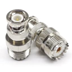 BNC male to SO239 UHF female BNC male to UHF female BNC-J/SMA-K walkie-talkie adapter all copper