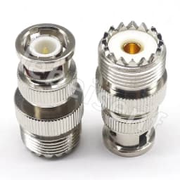 BNC male to SO239 UHF female BNC male to UHF female BNC-J/SMA-K walkie-talkie adapter all copper