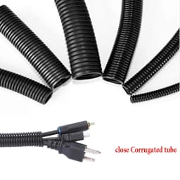 3/1m Insulation Corrugated Tube Pipe Nylon Wire Harness Casing Cable Sleeves Cord Duct Cover Auto Car Mechanical Line Protector