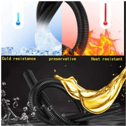 3/1m Insulation Corrugated Tube Pipe Nylon Wire Harness Casing Cable Sleeves Cord Duct Cover Auto Car Mechanical Line Protector
