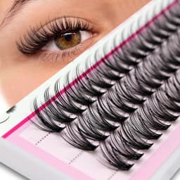 New Version Moonlily Professional Mink EyeLashes Extension Silk 3D Volume Lashes Bundles Makeup Grafting False Cluster Eyelash