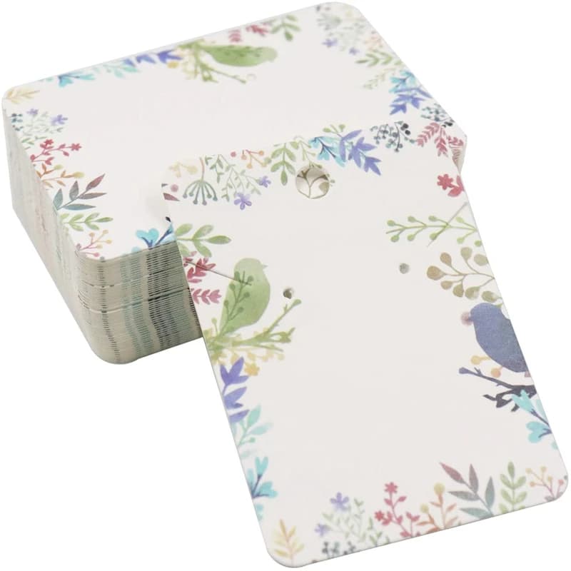 50pcs 30pcs 7X10cm Jewelry Necklace Card Earring Holder Paperboard Cardboard for Jewelry Packing Supply Display Small Businesses