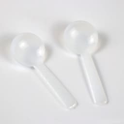 100pcs 1g White Plastic Food Grade PP Plastic DIY Baking Supplies Measuring Spoon Gram Scoop Food Baking Medicine Powder