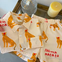 1-5 Years Old Children's Clothing Boys Cartoon Summer Short Sleeve Suit Girls Casual T-shirt Suit