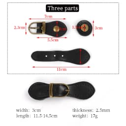 Leather Bag Clasp Metal Snap Bronze Hasp Buckle Wallet Handbag Button Magnetic Closure Replacement Bag Accessories