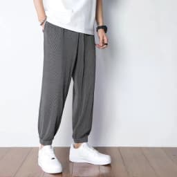 Summer Ice Silk Loose Pants for Men Wide Leg Casual Pants Premium Quality Loose Drape Pants