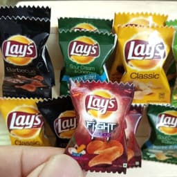 NEW 2Bag with Chips 1/6 Scale Dollhouse Miniature Fried Chips Mini Pretend Food for Blyth BJD Doll House Toys