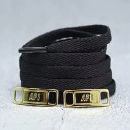 4Pcs AF1 Shoelaces Black White Flat laces and Shoe Decoration Suit Sneaker Shoelace Air Force one Shoes Accessories
