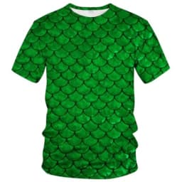 Funny Fish Scale Pattern 3D Print Tshirt Men And Women Summer Fashion Personality O Neck Short Sleeve T Shirt Casual Kid Tee Top