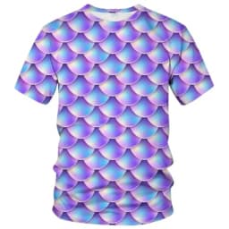 Funny Fish Scale Pattern 3D Print Tshirt Men And Women Summer Fashion Personality O Neck Short Sleeve T Shirt Casual Kid Tee Top